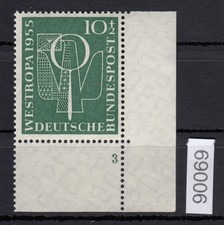Ensemble 1955, Mich.-Nr.: 217 ** FN 3 Équerre Forme Numéro Ensemble équerre price