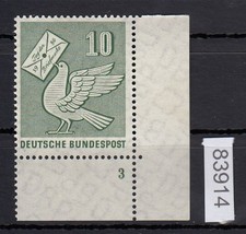 Ensemble 1956, Mich.-Nr.: 247 ** FN 3 Équerre Forme Numéro Ensemble équerre price