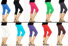 Capri 3/4 Pantalon pour Fille Leggings Enfants Opaque Coton KL5 Pantalon capri fille price