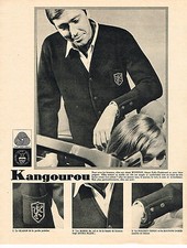 PUBLICITE ADVERTISING 034   1965   KANGOUROU   pulls cardigans homme Cardigans homme price