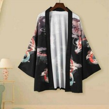 Homme Femme Kimono Manteau Yukata Extérieur Cardigan Vintage Dragon Chinois Cardigans homme price