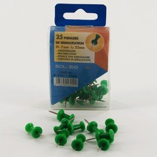 25 Punaises 7Mm - Vertes Épingles et punaises price