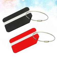 2 Pcs Étiquette Valise Voyage De Bagage Tag À Bagages Pour Les Valises Valise / bagage price