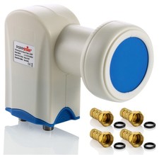 Tête universelle pour parabole, Quad LNB, 2 sorties avec 4x connecteur F, 4k UHD Lnb price
