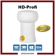 LNB Single HD-Profi 0,1 dB Gain 60 dB Tête Universelle 1 Sortie Full HD 3D 4K Lnb price