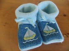 Chaussons pour bébé naissance bleu Bébé chaussons price