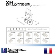 Connecteur JST XH - Embase Femelle Connector JST-XH- Female Socket male mâle Connecteur price