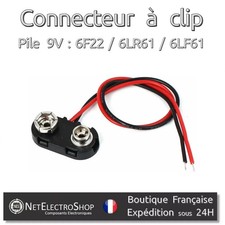 Connecteur à Clips pour Pile 9V (6F22) Connecteur price
