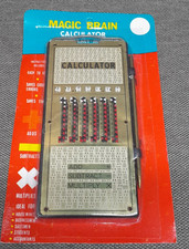 MAGIC BRAIN - Calculatrice Mécanique Vintage sous blister d'origine - Calculatrice price