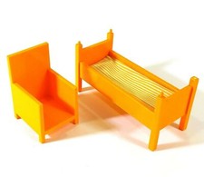 Maison De Poupées Ikea – Ensemble De Chambre Orange – Chambre D'Enfant Ensemble de chambre price
