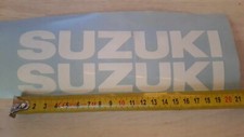 2x Stickers de réservoir SUZUKI Blanc BRILLANT Réservoir price