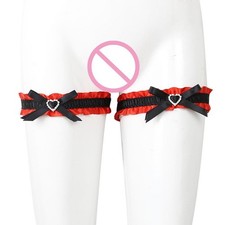 1 Paire De Bagues De Ceinture Jarretière Pour Femmes, Cœur D'amour Et D'amour Jarretière ceinture price