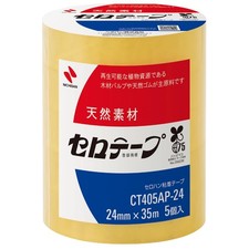 Nichiban CT405AP-24 Cellophane Tape Large Rolls Set of 5 0,9 pouces 24 mm x Cellophane Tape price