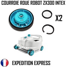 KIT 2-4 COURROIES AXES ROUES DE ROBOT NETTOYEUR PISCINE INTEX ZX300 REMPLACEMENT Robot price