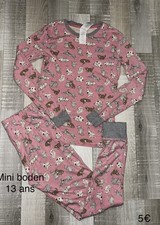 Mini Boden 13 ANS FILLE : pyjama coton Chats Coton Bon État Pyjama fille price