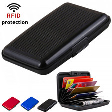 Porte Carte Bancaire Anti-piratage RFID En Aluminium Protection Des Données Portefeuille unisexe price