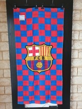 SERVIETTE DE PLAGE MARQUE BEACH TOWEL EFFIGIE FCB DIMENSION 150X75CM Plage Towel price