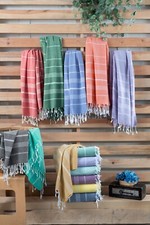100% Coton Peshtemal Serviette Bain Plage Spa Hammam Sauna Yoga Gym 90 X 170 CM Towel Machine price