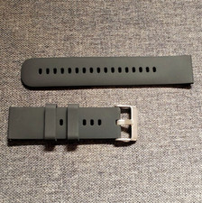Bracelet Silicone 22mm Pour Montre Connectée - Noir Accessoire pour montre connectée price