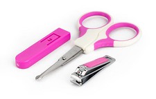 BÉBÉ ENSEMBLE DE MANUCURE AVEC CISEAUX ET COUPE ONGLES NÉ SOINS DE BÉBÉ Bébé soin ensemble price