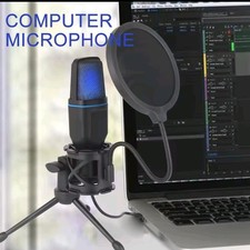 Microphone USB à Condensateur RVB, File De Jeu,podcast, Studio Pratique, Studio Microphone price