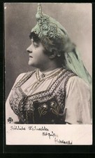 Carte postale photo RPH SBW : femme en costume avec boucles d'oreilles Costume boucles d'oreilles price