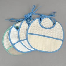 Bavoir bébé à broder en coton nid d'abeille ou jersey en relief bavette Feeding Bib price