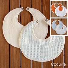 BAVOIR BÉBÉ DE DENTITION DOUBLE FACE BAVETTE TISSU OEKO-TEX TARIF DEGRESSIF Feeding Bib price