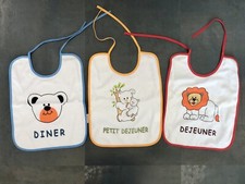 LOT DE 3 BAVOIRS POUR BEBE Neufs Jamais Servis Feeding Bib price