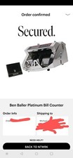 Ben Baller Platinum Money 💵 Counter Shock Drop **Confirmed Order** 💵 💵 Money Counting Machine price