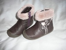 Bottes bottines boots fille P. 21 chaussures Violet coeur Bottes fille price