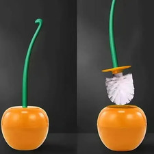 1Pc Red Toilet Brush Creative Lovely Cherry Shape Lavatory Toilet Brush Holder S Toilet Brush price