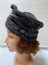 NEUF Calot bonnet TU laine feutre gris made in Italy Fabrication artisanale Bonnet femme price