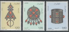 Algeria 1978 MNH** Jewellery/Handicrafts/Brooch/Anklet/Art 3v set Anklet price