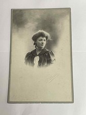 ANCIENNE PHOTOGRAPHIE CABINET OUVIERE A MARSEILLE PORTRAIT JEUNE FEMME Cabinet price