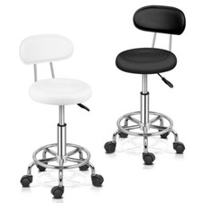 Réglable Tabouret à Roulette 360° de bar Pivotant Chaise Cuisine Salon dossier Tabouret de bar price