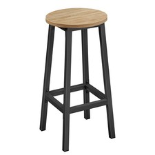Tabouret de bar - Chêne Sonoma / pieds noirs Tabouret de bar price