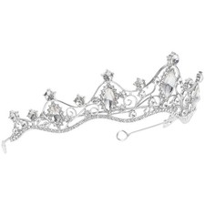 Mariage Tiara Crown Bridal Headpring Righestone Band Bridal Bridal Band Bridal Argent mariage Band price