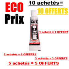 COLLE B 3ml 7000 Glue ADHESIF réparation ECRAN Verre TABLETTE Vitre TELEPHONE Téléphone price