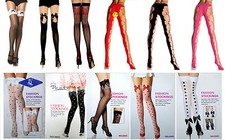 Bas de maintien résille transparente dentelle nœuds rayés cousus collants nylon lingerie Pantyhose price