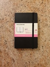 Moleskine Black Pocket Horizontal Planned Notebook Diary Brand New Hardcover cahier price
