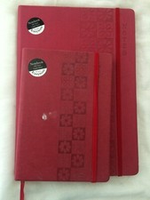 Carnet A5 Journal | Papier doublé 80 g/m² | Housse en cuir PU rose dos rigide magenta Hardcover cahier price