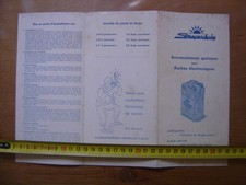 Brochure Accumulateurs speciaux et Flashes Electroniques SONNENSCHEIN Flashes price