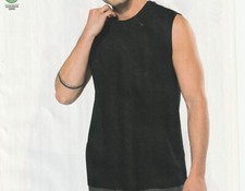 GRAND DESTOCKAGE TEE SHIRT SANS MANCHES.  KARIBAN.  100 % COTON. - 50 % DU PRIX T-shirt homme price