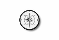 Patch badge ecusson brode imprime thermocollant boussole compass Compass price