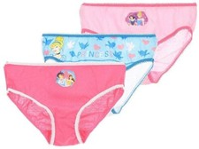 Ensemble De Slip Disney Princesses 3 Pz Sous-Vêtements Fille En Coton 6-8 Ans Sous-vêtements fille price