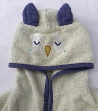 Peignoir bébé hibou - tissus éponge 100% coton- mixte - 3 ans Bébé peignoir price