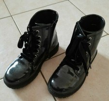 Chaussure haute noire brillante fille pointure 31 Bottes fille price