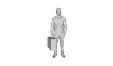Printle B Homme 147 Porte-Briefcase Figurine Pour Diorama Train Briefcase homme price