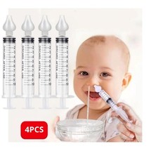 4 Seringues Aspirateur Nasal Mouche-Bébé Irrigateur Silicone Réutilisable 10mL Nasal Aspirator price